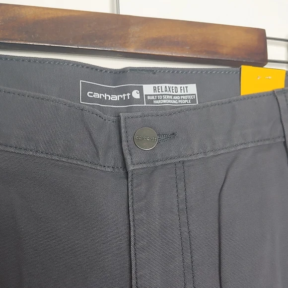 Carhartt Rugged Flex Relaxed Fit Canvas Cargo Work Short Gray Size 40 New w/ Tag - Picture 6 of 15